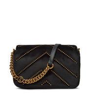 PINKO LOVE CLICK Mini velvet bag with studs - Women’s Bags