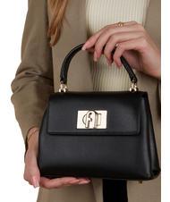 FURLA 1927 Handbag, with shoulder strap, in leather Black - Women’s Bags - 5