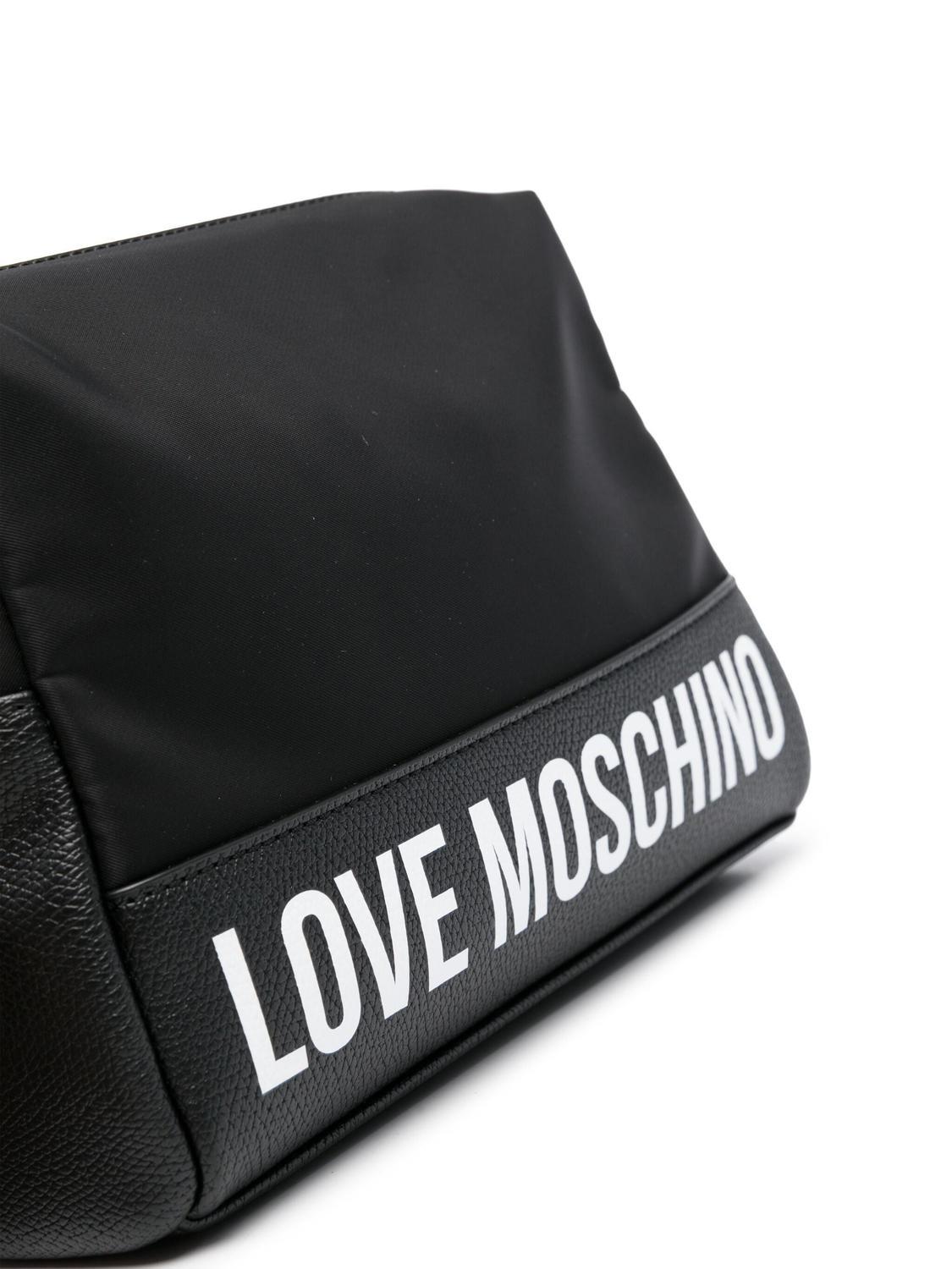 Love Moschino City Lovers Nylon Shoulder Bag Black - Buy At Outlet  