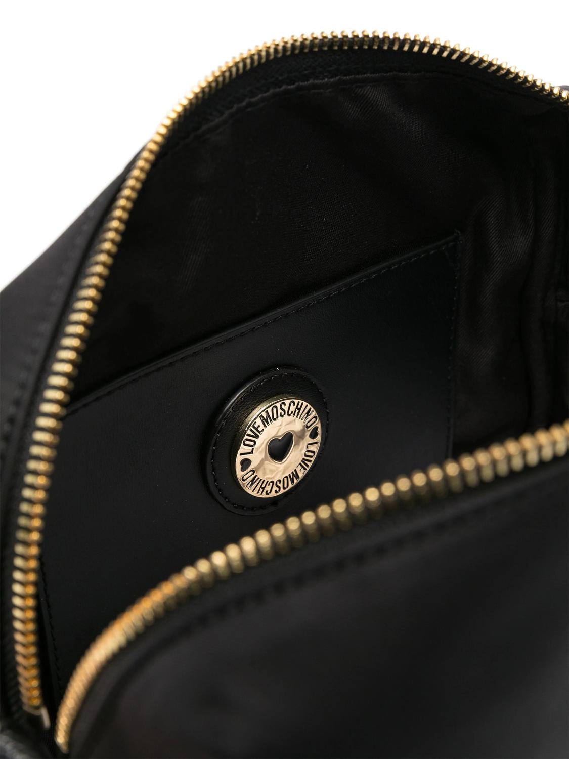 Love Moschino City Lovers Nylon Shoulder Bag Black - Buy At Outlet  