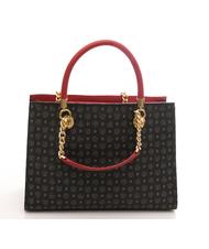 POLLINI Tapiro Handbag; with shoulder strap black lacquer - Women’s Bags - 3