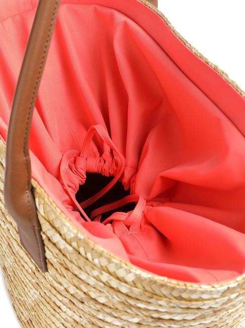 SEASHELL STRAW Shoulder bag CORAL - Women’s Bags