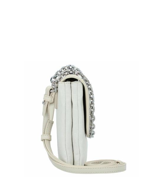 RE-LOCK  Mini hand bag, with shoulder strap dark ecru - Women’s Bags