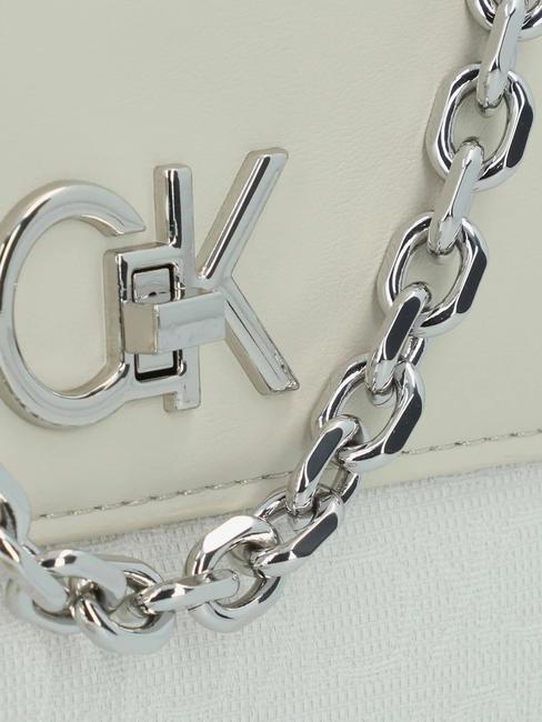 RE-LOCK  Mini hand bag, with shoulder strap dark ecru - Women’s Bags