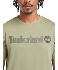 TIMBERLAND KENNEBEC RIVER LINEAR LOGO Cotton T-shirt cassel earth - T-shirt - 3