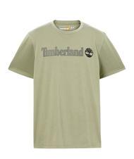 TIMBERLAND KENNEBEC RIVER LINEAR LOGO Cotton T-shirt cassel earth - T-shirt - 4
