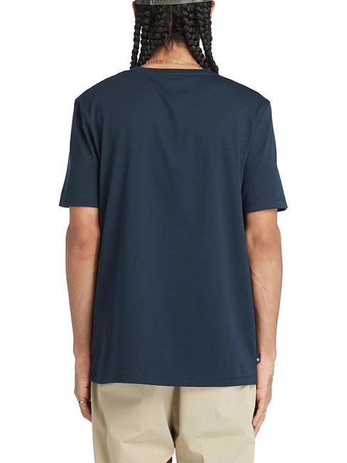 KENNEBEC RIVER LINEAR LOGO Cotton T-shirt dark sapphire - T-shirt