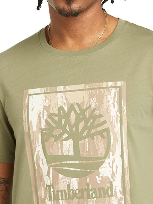 STACK LOGO Cotton T-shirt cassel earth - T-shirt