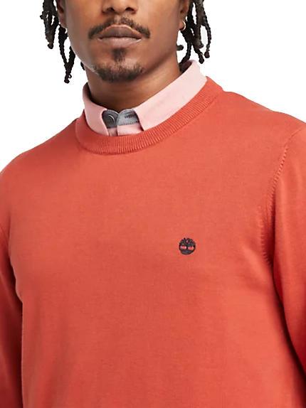 WILLIAMS RIVER Crewneck sweater hot sauce - Men's Sweaters