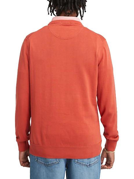 WILLIAMS RIVER Crewneck sweater hot sauce - Men's Sweaters