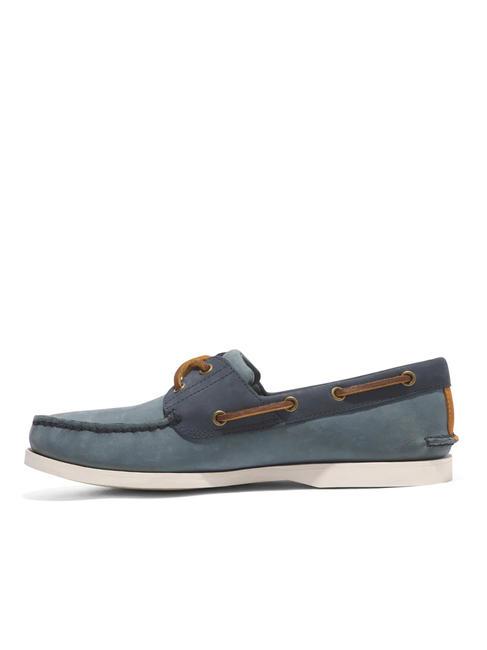 CLASSIC BOAT Leather boat shoe medium blue nubuck - Men&rsquo;s shoes