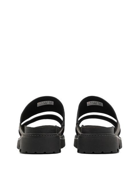 CLAIREMONT WAY Leather slipper sandal black full grain - Women&rsquo;s shoes