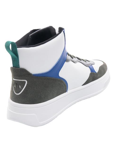 A|X High sneakers dark green+bluette - Men’s shoes