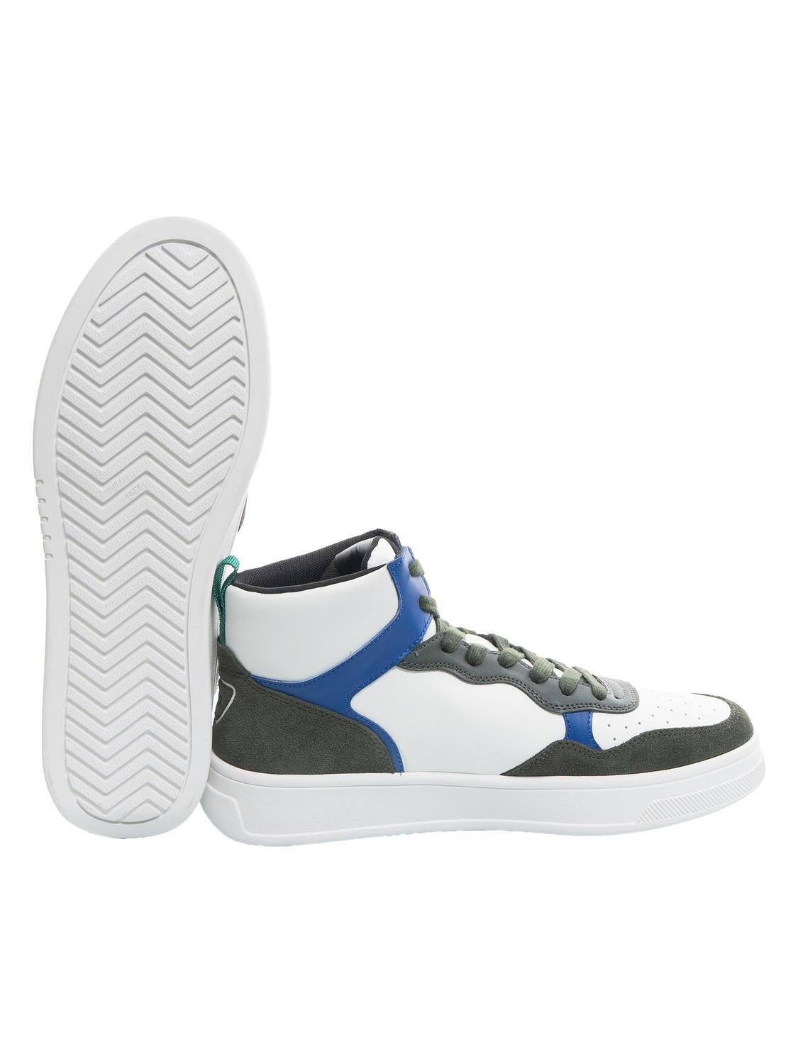 Armani Exchange A X High Sneakers Dark Green Bluette Buy At Outlet Prices