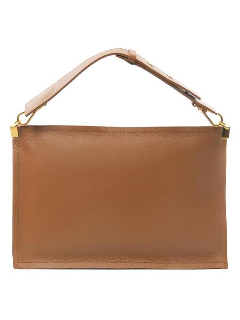 SNIP Shoulder bag in hammered leather cuir/noir - Women&rsquo;s Bags