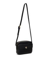 RALPH LAUREN MARCY Medium leather shoulder bag BLACK - Women’s Bags - 2