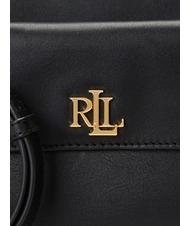 RALPH LAUREN MARCY Medium leather shoulder bag BLACK - Women’s Bags - 4