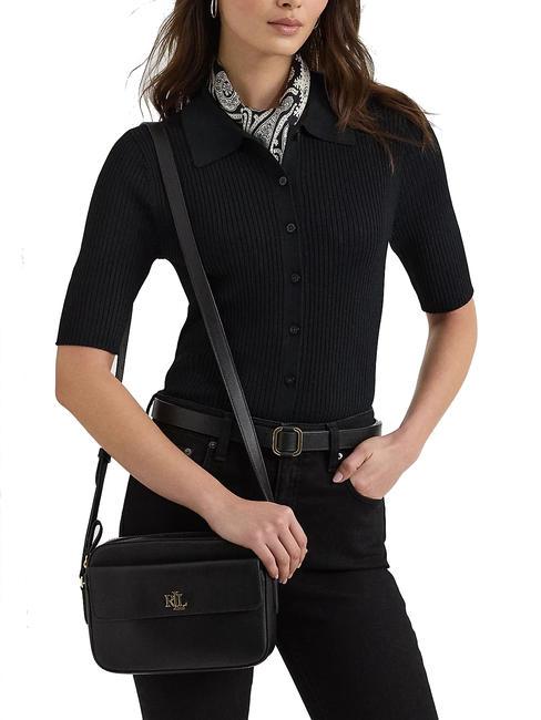 MARCY Medium leather shoulder bag BLACK - Women’s Bags