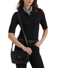 RALPH LAUREN MARCY Medium leather shoulder bag BLACK - Women’s Bags - 6