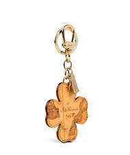 ALVIERO MARTINI PRIMA CLASSE GEO CLASSIC Four-leaf clover charm key ring - Key holders
