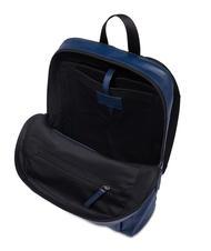 THE BRIDGE DAMIANO Leather backpack for 14" laptop deep ocean abb. matte dark ruthenium - Laptop backpacks - 3