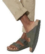 BIRKENSTOCK ARIZONA Two-band slipper desert dust thyme - Unisex shoes - 8