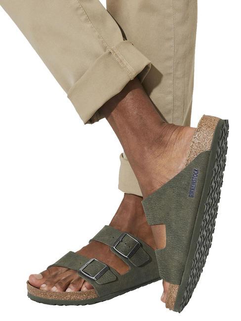 ARIZONA Two-band slipper desert dust thyme - Unisex shoes