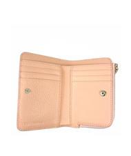 COCCINELLE METALLIC SOFT Small wallet in textured leather - Women’s Wallets