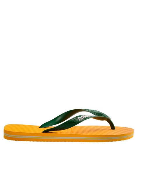 BRASIL LOGO Men's flip flops pop yellow - Unisex shoes
