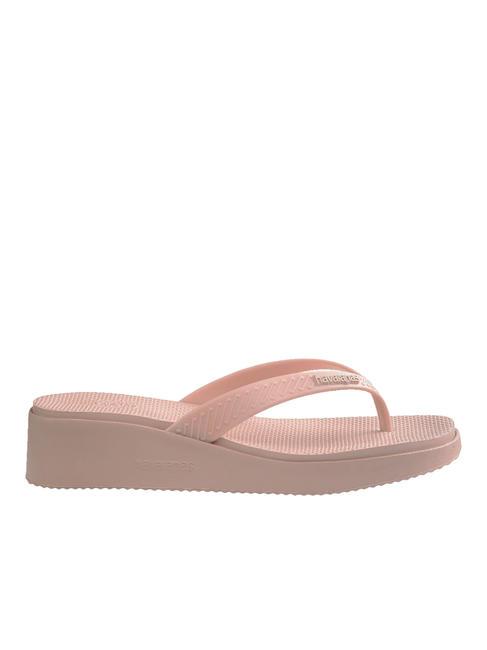 HIGH PLATFORM Flip-flops with wedge ballet rose - Women&rsquo;s shoes