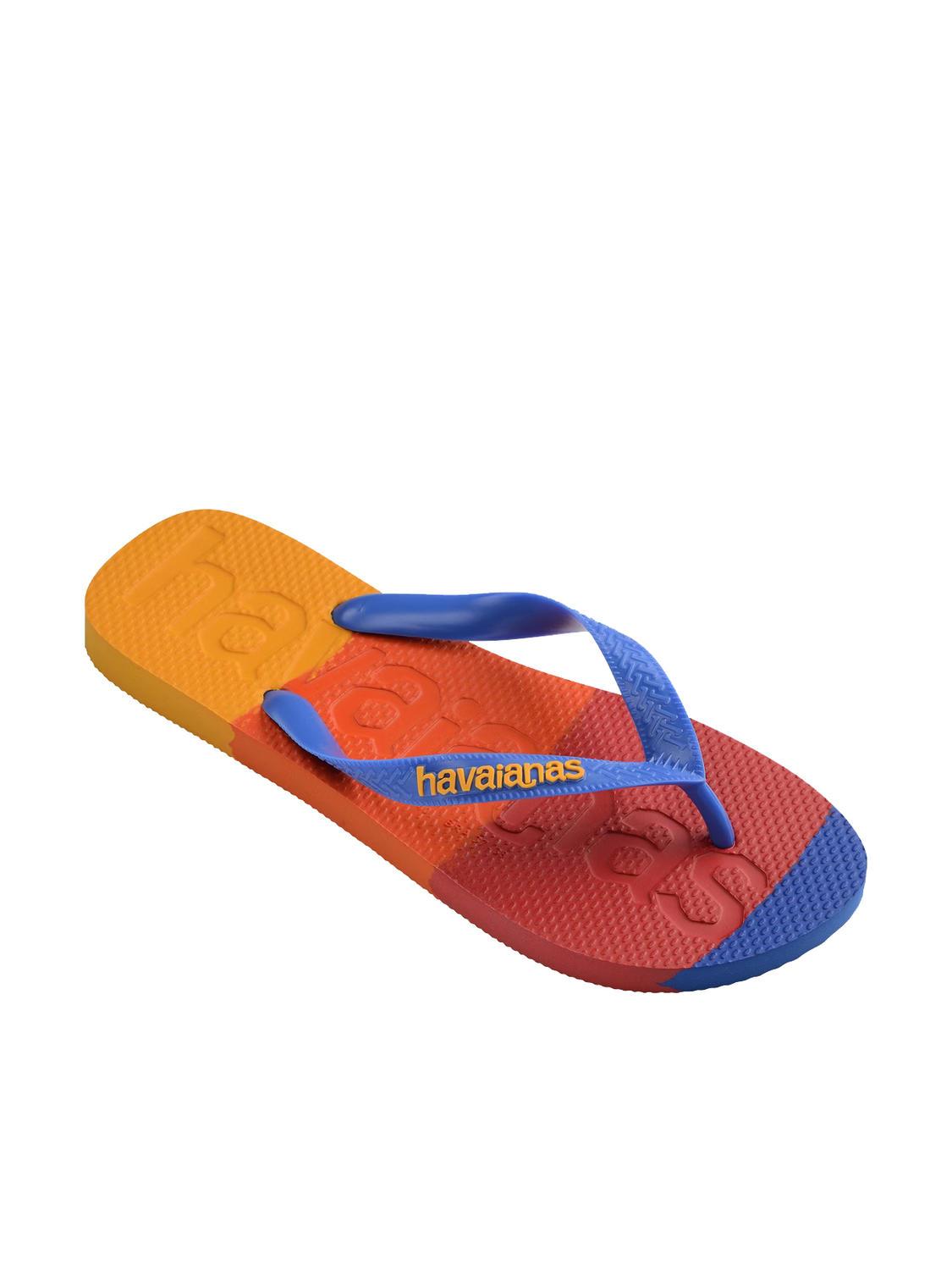 Havaianas Top Logomania Colors Ii Flip Flops Blue Star Buy At Outlet Prices