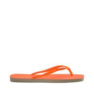 HAVAIANAS SQUARE GLITTER NEON Flip flops beige / orange - Women’s shoes - 3