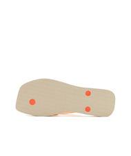 HAVAIANAS SQUARE GLITTER NEON Flip flops beige / orange - Women’s shoes - 4