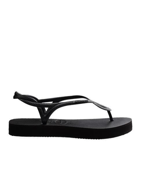 LUNA FLATFORM Flatform flip-flop sandal BLACK - Women’s shoes