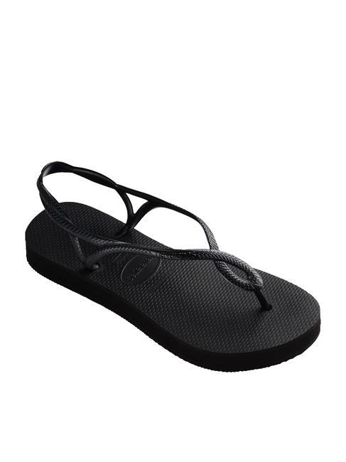 LUNA FLATFORM Flatform flip-flop sandal BLACK - Women’s shoes