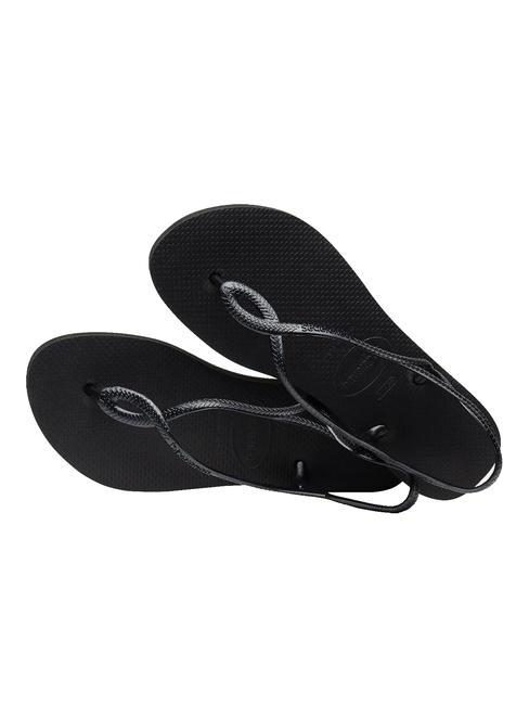 LUNA FLATFORM Flatform flip-flop sandal BLACK - Women’s shoes