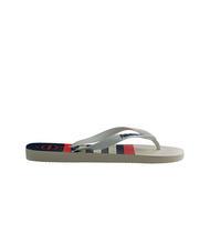 HAVAIANAS flip flops TOP NAUTICAL white/white/navy blue - Men’s shoes - 2