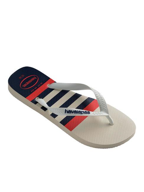 flip flops TOP NAUTICAL white/white/navy blue - Men’s shoes