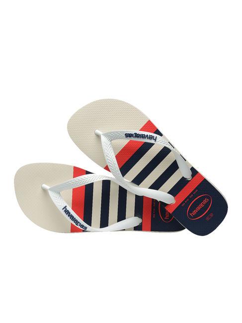 flip flops TOP NAUTICAL white/white/navy blue - Men’s shoes