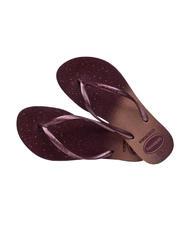 HAVAIANAS SLIM GLOSS Flip flops purple soil - Women’s shoes - 3