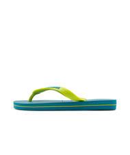 HAVAIANAS BRASIL LOGO Men's flip flops amazonite blue - Unisex shoes - 2