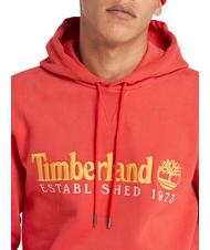 TIMBERLAND LS  Hoodie aura orange wb - Sweatshirts - 3
