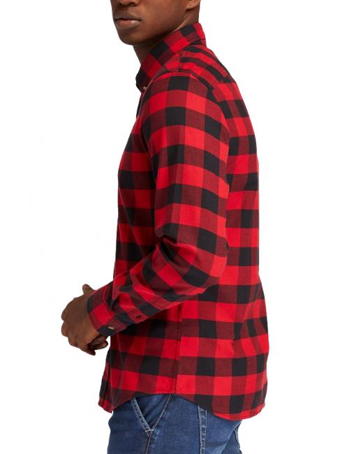 MASCOMA RIVER Slim fit checked shirt scarlet sage yd - Men's Shirts