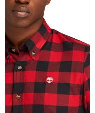 TIMBERLAND MASCOMA RIVER Slim fit checked shirt scarlet sage yd - Men's Shirts - 3