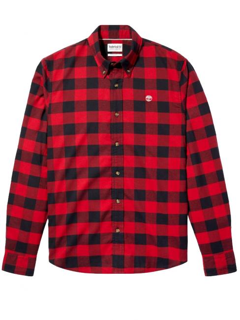 MASCOMA RIVER Slim fit checked shirt scarlet sage yd - Men's Shirts