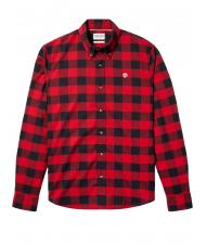 TIMBERLAND MASCOMA RIVER Slim fit checked shirt scarlet sage yd - Men's Shirts - 4