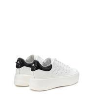 CULT PERRY 4236 Leather sneakers with studs white/black - Women’s shoes - 4