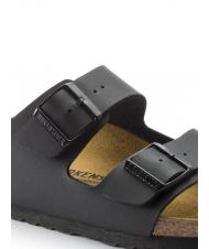 BIRKENSTOCK ARIZONA BIRKO-FLOR Slipper sandal black - Unisex shoes - 6
