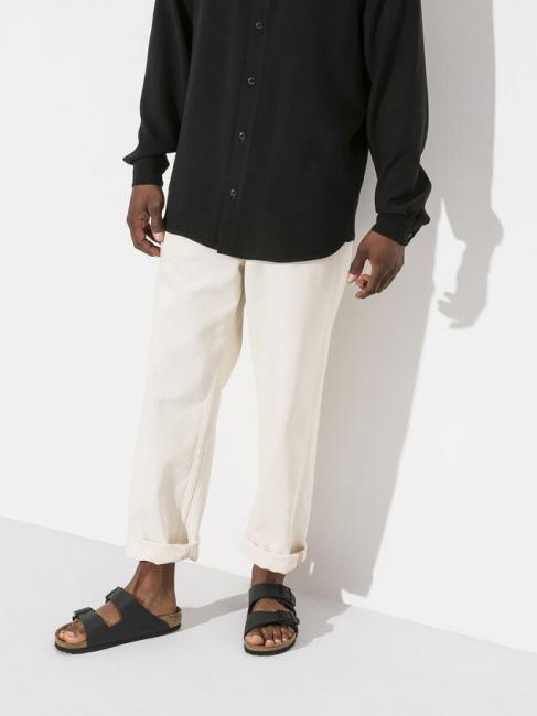 ARIZONA BIRKO-FLOR Slipper sandal black - Unisex shoes