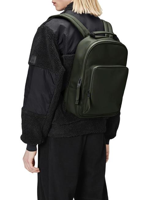 BOOK DAYPACK  Waterproof backpack greens - Backpacks & School and Leisure